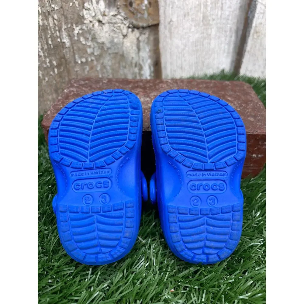 CROCS Classic Blue Toddlers C 2/3 Clogs